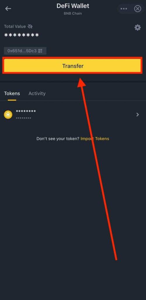 How to buy IRT token with Binance wallet