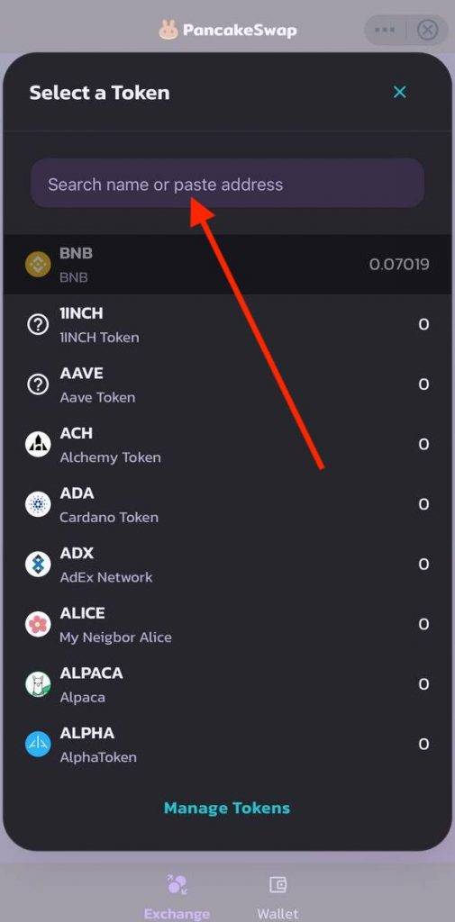 How to buy IRT token with Binance wallet